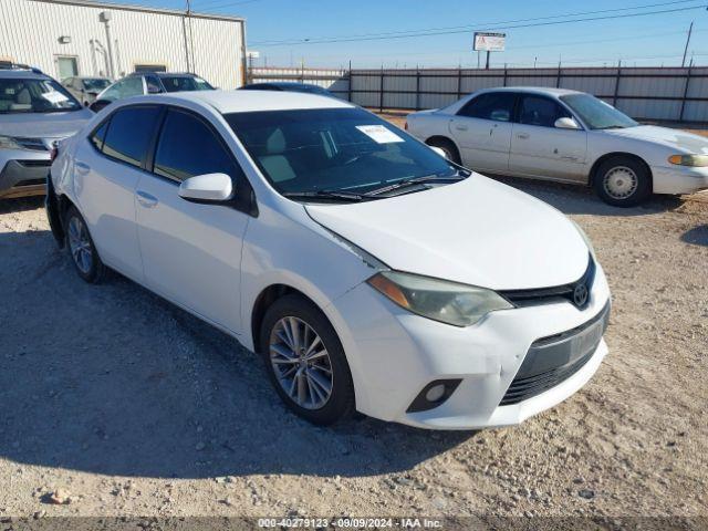  Salvage Toyota Corolla