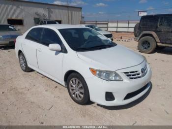  Salvage Toyota Corolla