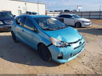  Salvage Toyota Prius c