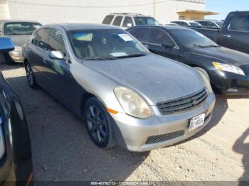  Salvage INFINITI G35