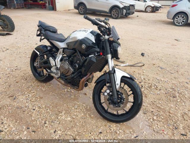  Salvage Yamaha Fz07