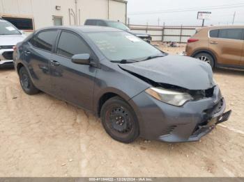  Salvage Toyota Corolla