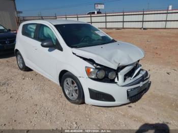  Salvage Chevrolet Sonic