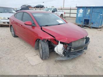  Salvage Hyundai ELANTRA