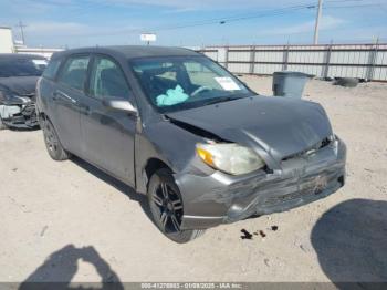  Salvage Toyota Matrix