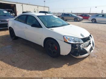  Salvage Pontiac G6