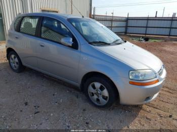  Salvage Chevrolet Aveo