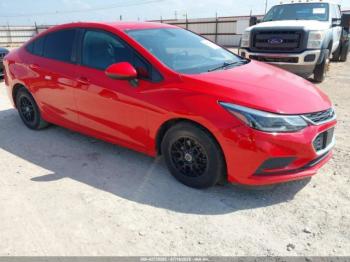  Salvage Chevrolet Cruze