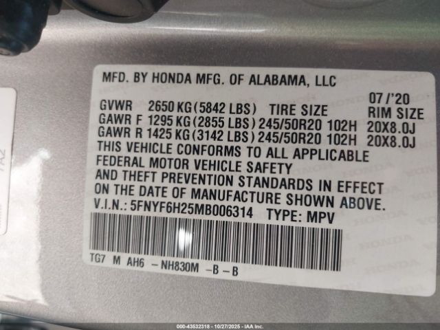 Honda Pilot Awd Special Edition Image 7