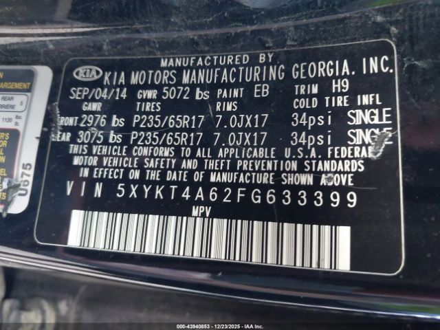 Kia Sorento Lx Image 10