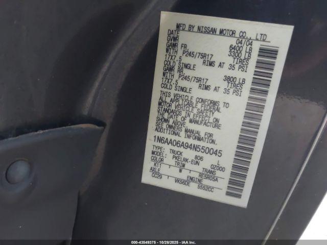 Nissan Titan Xe Image 4