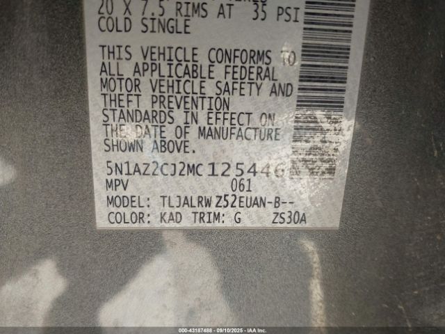 Nissan Murano Sl Fwd Image 5