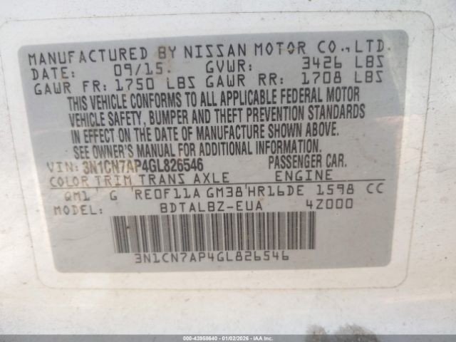 Nissan Versa Image 12
