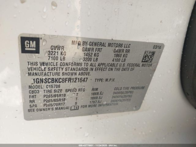 Chevrolet Tahoe Lt Image 12