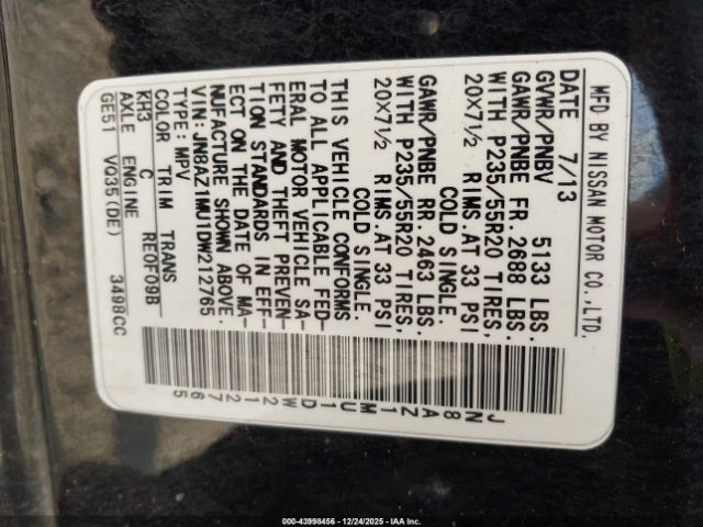 Nissan Murano Le Image 3